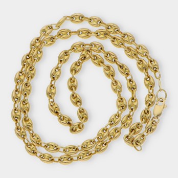 Cadena de calabrotes en oro 18kt 2