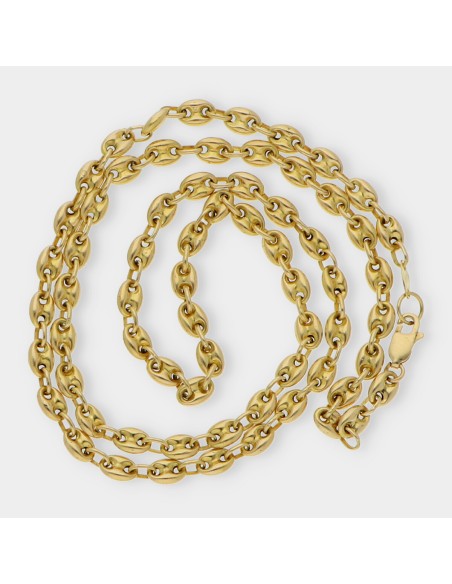 Cadena de calabrotes en oro 18kt