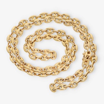 Cadena de calabrotes 65.5cm en oro 18kt 2