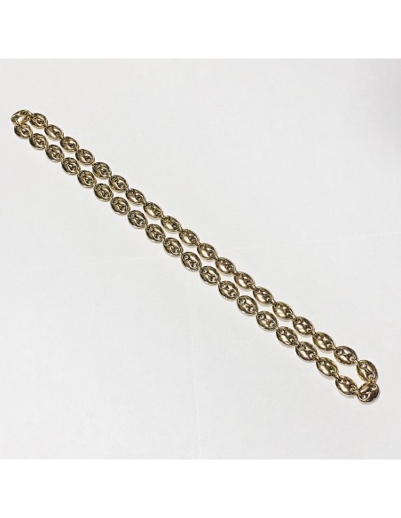 Cadena de calabrotes en oro 18kt