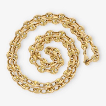 Cadena de calabrotes 66.5cm en oro 18kt 2