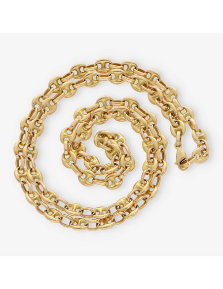 Cadena de calabrotes 66.5cm en oro 18kt