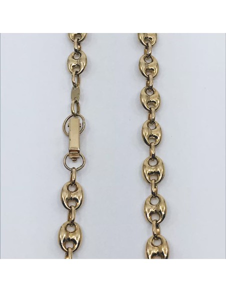 Cadena de calabrotes en oro 18kt