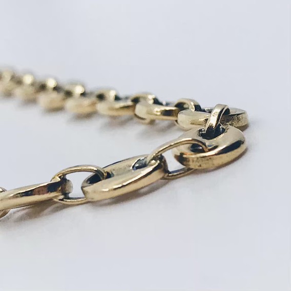 Cadena de calabrotes en oro 18kt