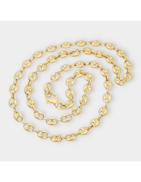 Cadena de calabrotes en oro 18kt