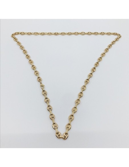 Cadena de calabrotes en oro 18kt