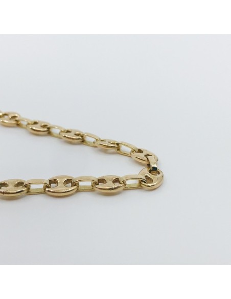 Cadena de calabrotes en oro 18kt