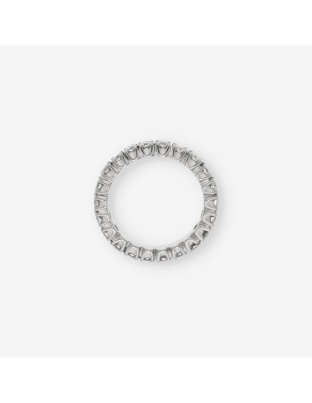 Anillo en oro blanco 18kt con brillantes
