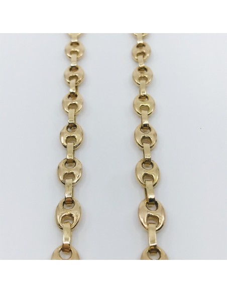 Cadena de calabrotes en oro 18kt