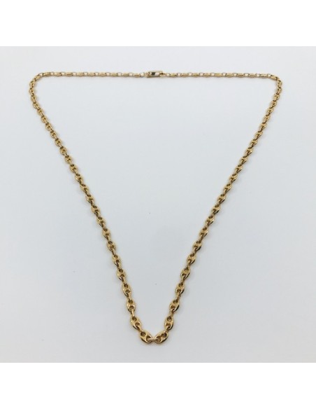 Cadena de calabrotes en oro 18kt