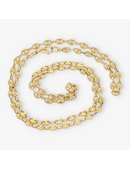 Cadena de calabrotes 64cm en oro 18kt