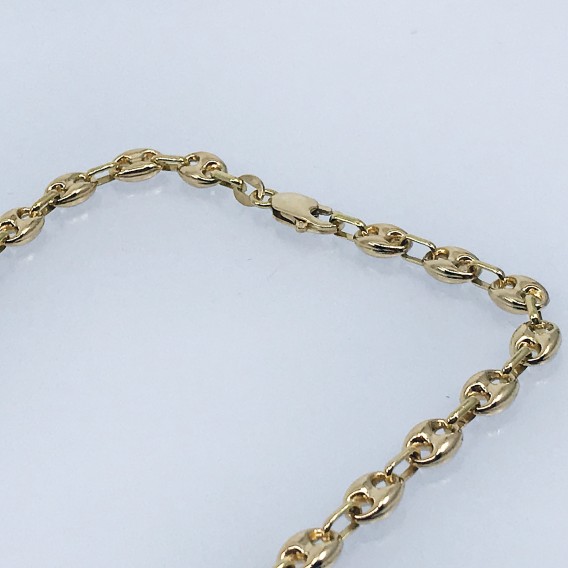 Collar de oro de 18kt.