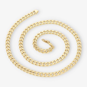 Cadena barbada 60cm en oro 18kt NUEVO 2