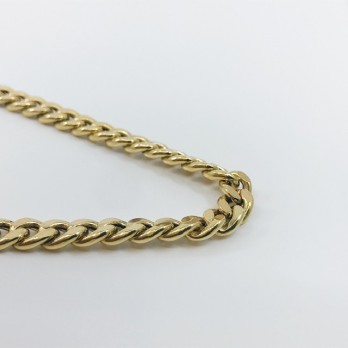 Cadena barbada en oro 18kt 2