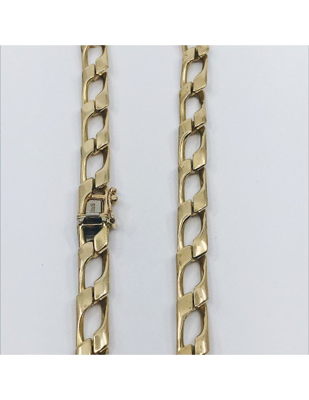 Cadena en oro 18kt con eslabones largos