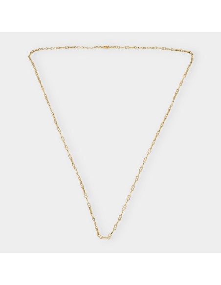 Cadena alterna 1x1 en oro 18kt