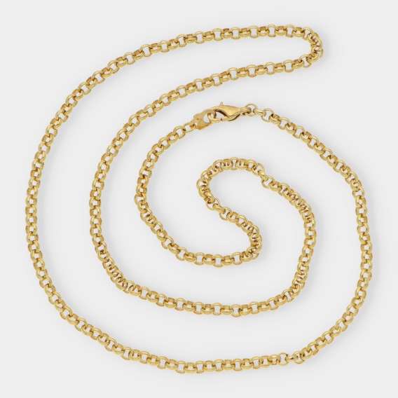 Cadena rolo en oro 18kt