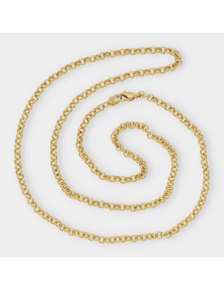 Cadena rolo en oro 18kt
