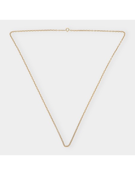 Cadena forzada en oro 18kt