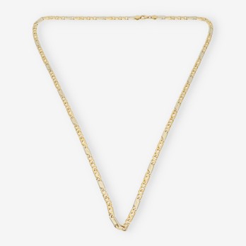 Cadena plana 60cm en oro 18kt