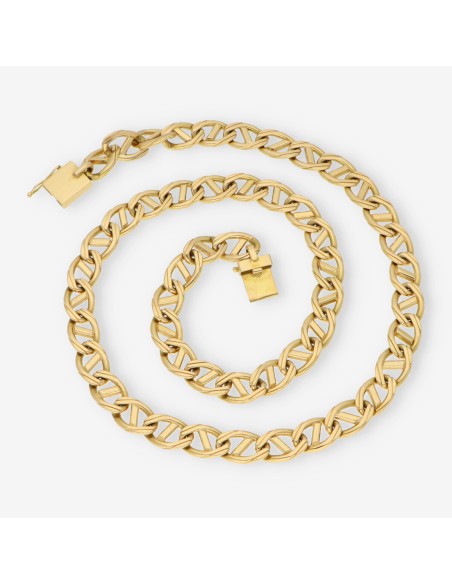 Cadena  maciza en oro 18kt