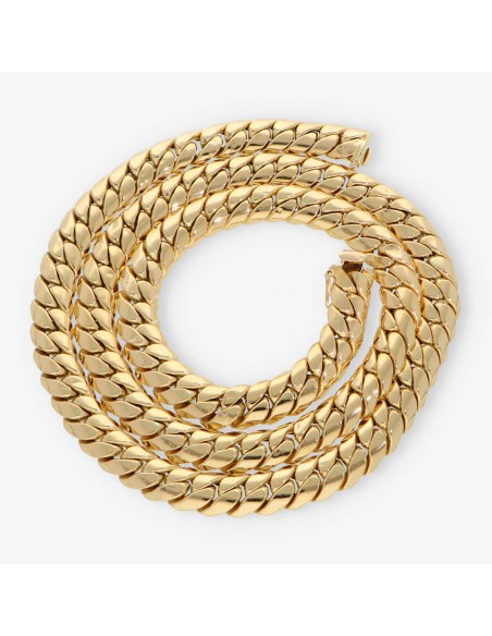 Cadena barbada 71cm en oro 18kt