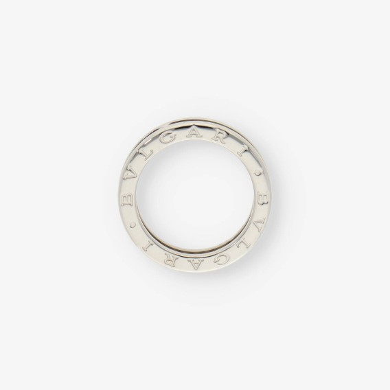Anillo Bulgari BZero de 1 banda en oro blanco 18kt y brillantes