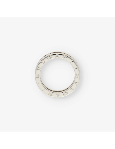 Anillo Bulgari BZero de 1 banda en oro blanco 18kt y brillantes