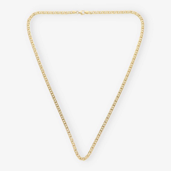 Cadena plana 60cm en oro 18kt
