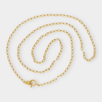 Cadena forzada en oro 18kt 2