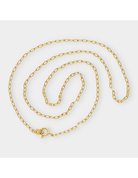Cadena forzada en oro 18kt