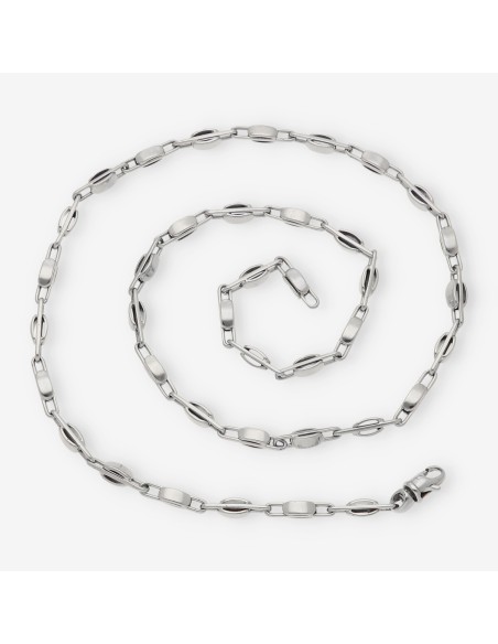 Cadena en oro blanco 18kt
