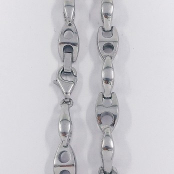 Cadena en oro blanco Macizo 18kt 2