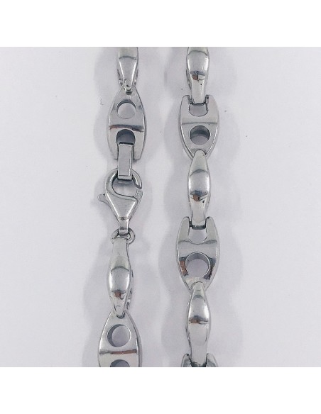 Cadena en oro blanco Macizo 18kt