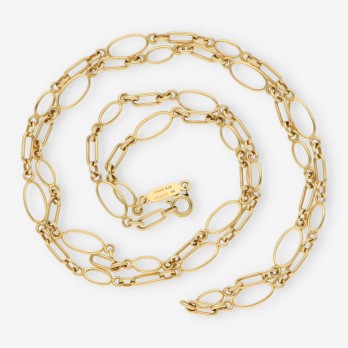 Cadena Bulgari 96cm en oro 18kt