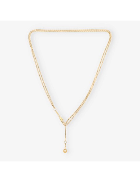 Cadena Carrera y Carrera en oro 18kt
