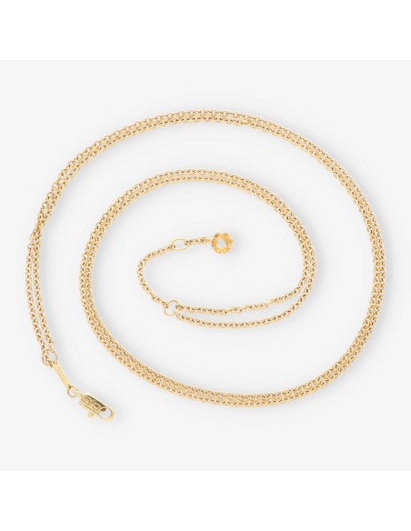Cadena Carrera y Carrera en oro 18kt