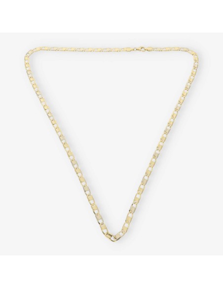 Cadena plana 60cm en oro 18kt NUEVO