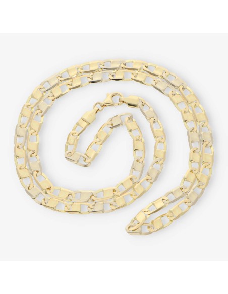 Cadena plana 60cm en oro 18kt NUEVO