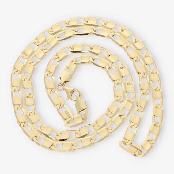 Cadena plana 60cm en oro 18kt NUEVO