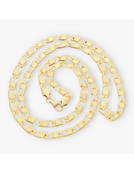 Cadena plana 60cm en oro 18kt NUEVO