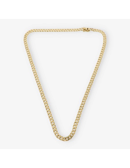 Cadena barbada 51cm en oro 18kt