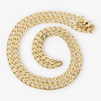 Cadena barbada 51cm en oro 18kt 2