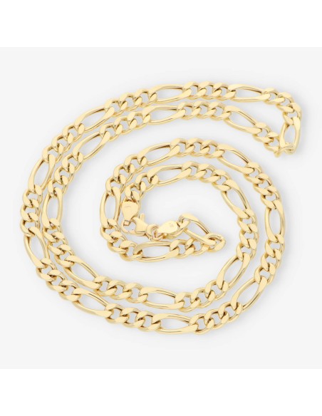 Cadena barbada 3x1 en oro 18kt 60cm NUEVO