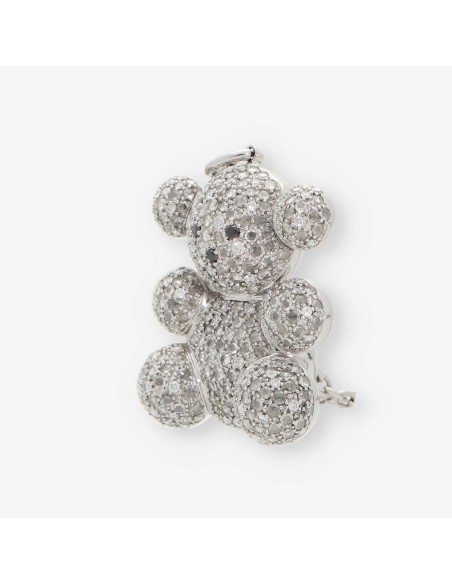 Collar tous en oro blanco 18kt y Brillantes