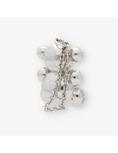 Collar tous en oro blanco 18kt y Brillantes