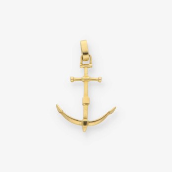 Ancla marinera en oro de 18kt.