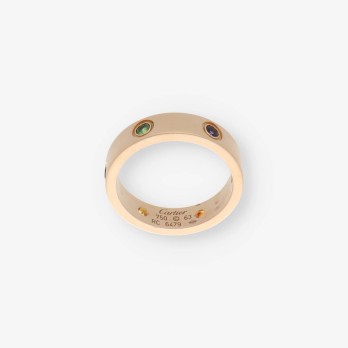 Anillo Love Cartier en oro rosa 18kt 2
