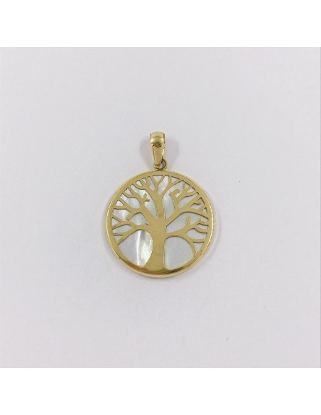 Colgante Ã¡rbol de la vida en oro 18kt