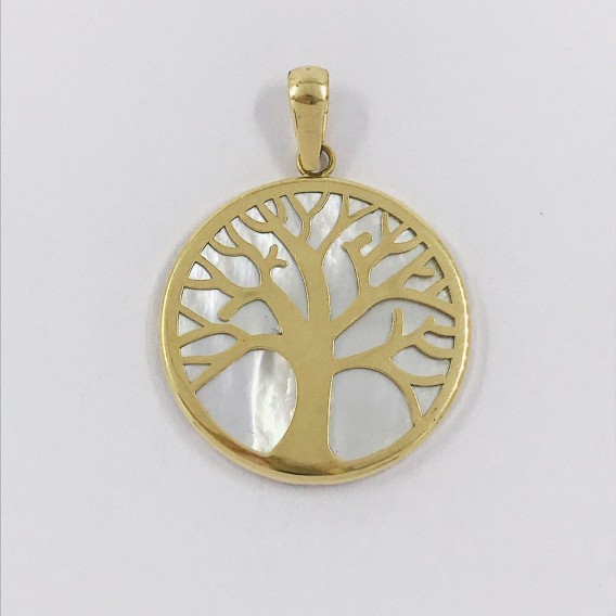 Colgante Ã¡rbol de la vida en oro 18kt